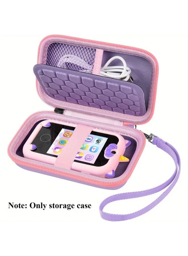 Rose Red EVA Phone Case For Kids Learning Holders Durable Protective Cover With Ergonomic Grip - Image 3
